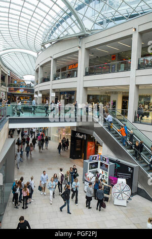 Trinity Shopping Center Leeds, Yorkshire, Großbritannien Stockfoto