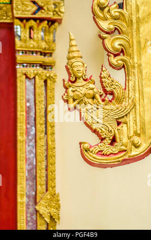 Architektur Detail in einem buddhistischen Tempel in Hua hin, Thailand Stockfoto