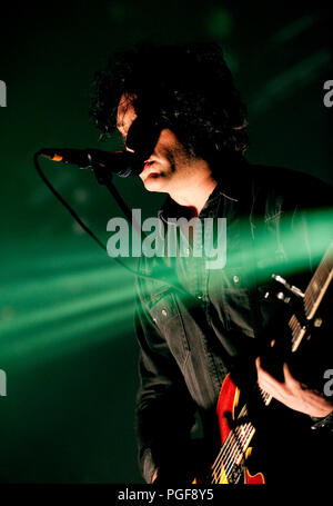 American Rock Band Black Rebel Motorcycle Club in den Nuits du Botanique in Brüssel (Belgien, 14.05.2010) Stockfoto