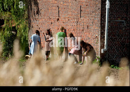 Die Dag Menjère, Dag Frau Jugend Projekt an der Spots Op West Theater Festival in Bruxelles (Belgien, 12/07/2009) Stockfoto