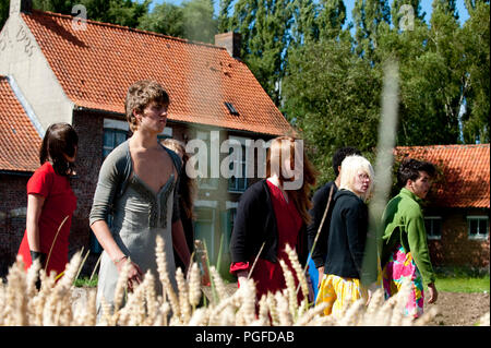 Die Dag Menjère, Dag Frau Jugend Projekt an der Spots Op West Theater Festival in Bruxelles (Belgien, 12/07/2009) Stockfoto