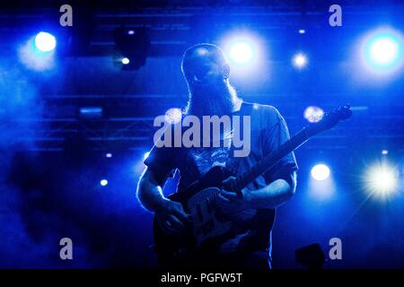 Turin, Italien. 25. August 2018. Mogwai live am heutigen Festival 2018 © Roberto Finizio / alamy Leben Nachrichten Stockfoto