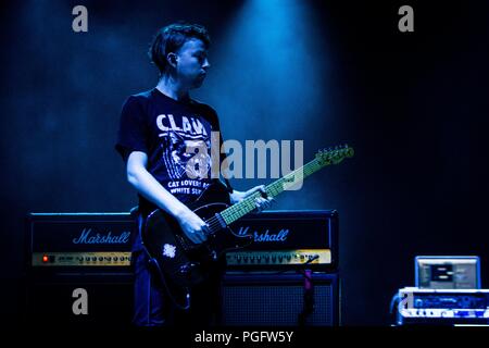 Turin, Italien. 25. August 2018. Mogwai live am heutigen Festival 2018 © Roberto Finizio / alamy Leben Nachrichten Stockfoto