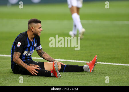 Mailand, Italien. 26 August, 2018. Mauro Icardi des FC Internazionale enttäuscht während der Serie A-Spiel zwischen dem FC Internazionale und Torino Fc. Stockfoto