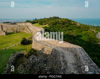 Schloss Nakagusuku, Okinawa Stockfoto