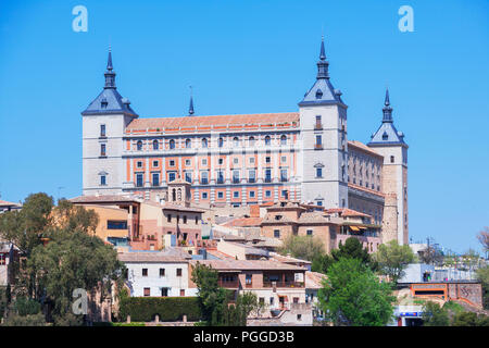 Der Alcazar, Toledo, UNESCO World Heritage Site, Castilla La Mancha, Spanien Stockfoto