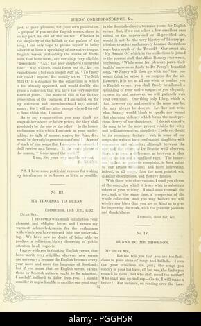 Bild von Seite 140 "Die Werke von Robert Burns; mit Dr. Currie's Abhandlung des Dichters, und ein Essay über sein Genie und Charakter, von Professor Wilson. Auch zahlreiche Hinweise, Anmerkungen und Anhänge. Um 85-0080verschönert. Stockfoto