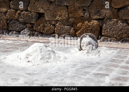 Alten Salinen von Añana, Baskenland, Spanien Stockfoto