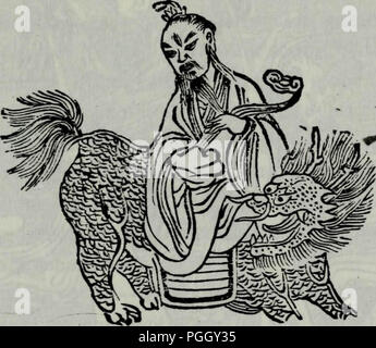 Das Dragon, Bild- und Daemon; oder, um die drei Religionen in China: Konfuzianismus, Buddhismus und Taoismus, geben einen Überblick über die Mythologie, Abgötterei und demonolatry der Chinesischen' (1887) Stockfoto