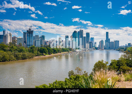 Skyline von Brisbane Stockfoto