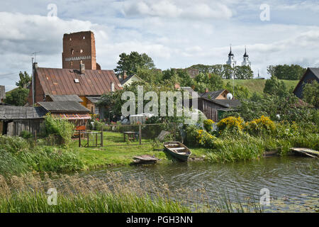 Idyllischen Lebensstil in Ludza, Lettland Stockfoto