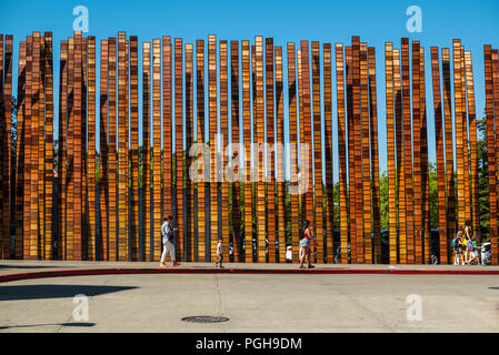 Grashalme Skulptur (2002), Seattle Center, Seattle, USA Stockfoto