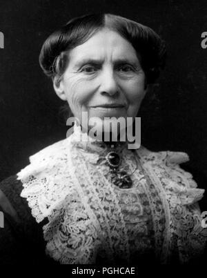 Clara Barton, der Gründer des Amerikanischen Roten Kreuzes. Clarissa Harlowe'' Clara Barton (1821-1912) bahnbrechende Krankenschwester, die das Amerikanische Rote Kreuz gegründet. Stockfoto