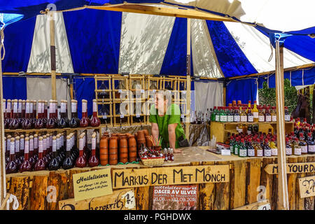 Furth im Wald, Höhlengladium, Mittelalterfest, Bayern, Deutschland Stockfoto