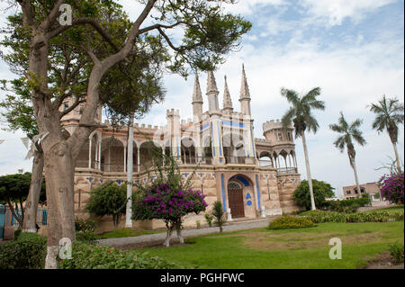 Schöne Aussicht auf die Burg von San Vicente de Ca ete, Lima. Stockfoto