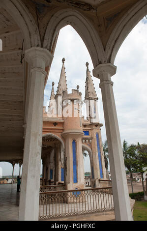 Schöne Aussicht auf die Burg von San Vicente de Ca ete, Lima. Stockfoto