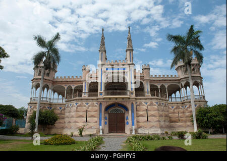 Schöne Aussicht auf die Burg von San Vicente de Ca ete, Lima. Stockfoto