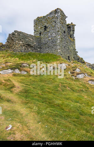 Dunlough Burg in West Cork - Irland Stockfoto