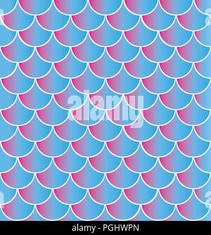 Vector Illustration von Mermaid Haut Muster Stock Vektor