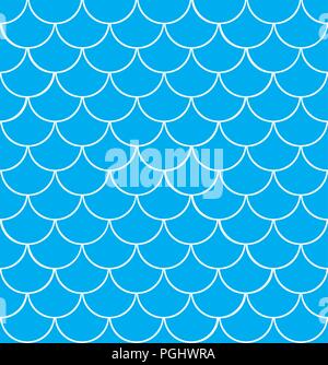 Vector Illustration von Mermaid Haut Muster Stock Vektor