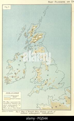 Bild von Seite 222 "Beiträge zu den physischen Geschichte der Britischen Inseln. Mit einer Dissertation über den Ursprung des westlichen Europa, und auf den Atlantik. Illustriert von... farbigen Karten'. Stockfoto