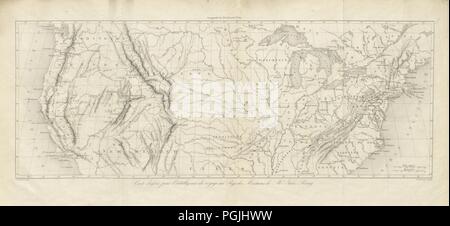 Bild von Seite 539 "Voyage au Pays des Mormonen; Verhältnis - géographie - Histoire Naturelle - Histoire - théologie-mu 0153 Urs et coutumes... Une Ouvrage orné de 10 gravures sur acier et d'carte" durch die Briten 0024. Stockfoto