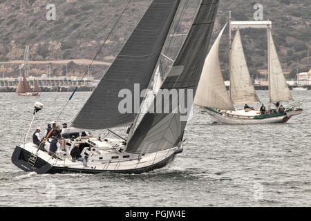 Segelyachten fair Breeze Stockfoto