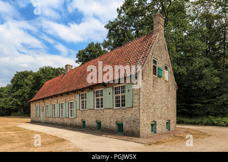 Altes Bauernhaus in Bokrijk, Belgien Stockfoto