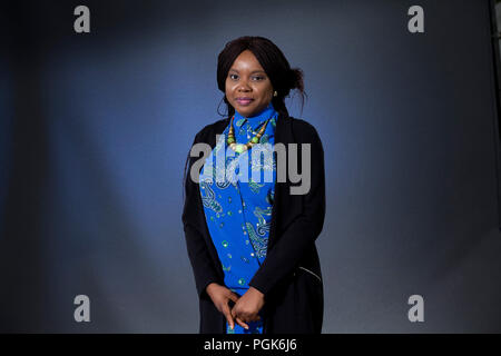 Edinburgh, Großbritannien. 27 August, 2018. Ayobami Adebayo, der nigerianischen Schriftsteller. Dargestellt an der Edinburgh International Book Festival. Edinburgh, Schottland. Bild von Gary Doak/Alamy leben Nachrichten Stockfoto