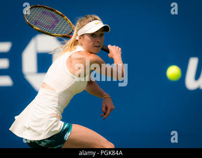 New York, USA. 27. August 2018. New York, USA. 27. August 2018. Elina Svitolina der Ukraine in Aktion in der ersten Runde der US Open 2018 Grand Slam Tennis Turnier. New York, USA. 27. August 2018. 27 Aug, 2018. Quelle: AFP 7/ZUMA Draht/Alamy leben Nachrichten Stockfoto