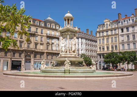 Jakobiner Platz, Platz Jacobins Lyon, Frankreich Stockfoto