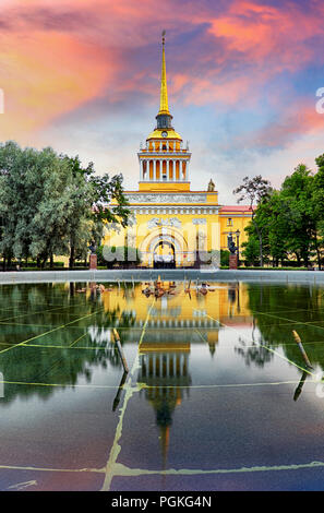 Sankt Petersburg - Admiralteystvo, Alexander Garten Stockfoto