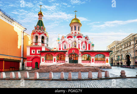 Kasaner Kathedrale auf dem Roten Platz, Moskau, Russland Stockfoto