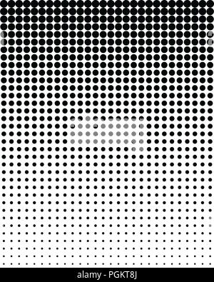Die nahtlose Vektor Muster mit schwarzen Punkten, Hintergrund Blend Stockfoto