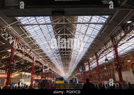In der Marylebone Station Vereinigtes Königreich Stockfoto