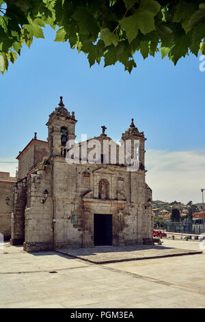 Kapelle von Santa Liberata Märtyrer und erste Frau der Welt gekreuzigt, Baiona, Pontevedra, Galizien, Spanien, Europa Stockfoto