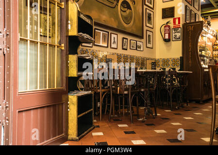 "Die vier Katzen" Café in Barcelona Stockfoto