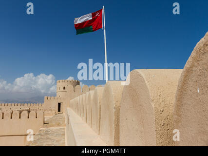 Sunaysilah Fort in der Küstenstadt Sur, Oman Stockfoto