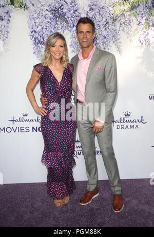 Hallmark Channel und Markenzeichen Filme & Geheimnisse Sommer Fernsehen 2018 Critics Association (TCA) - Drücken Sie Tour Event Mit: Debbie Matenopoulos, Cameron Mathison Wo: Beverly Hills, Kalifornien, USA Wann: 26 Aug 2018 Quelle: FayesVision/WENN.com Stockfoto