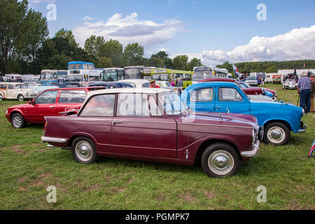 Earls Barton Verkehr zeigen, August Bank Holiday, 2018, Northampton, Stockfoto