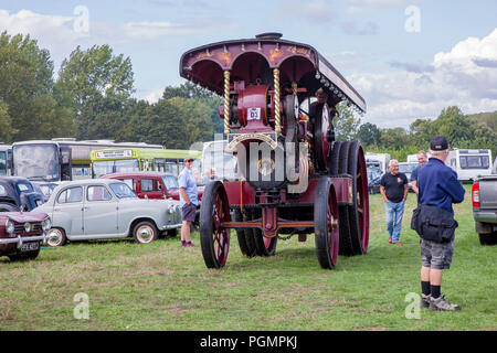 Earls Barton Verkehr zeigen, August Bank Holiday, 2018, Northampton, Stockfoto