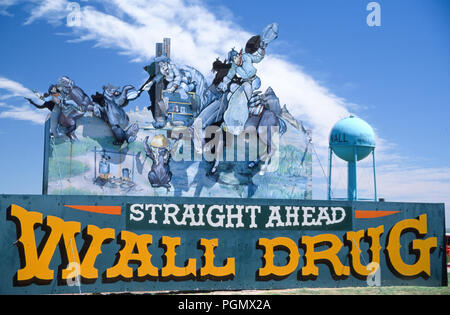 Wall Drug Store, Wand, SD, USA Stockfoto