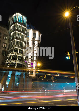 Das Tanzende Haus, Prag, Tschechische Republik, Europa Stockfoto