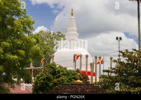 Thuparama Tempel, Stupa, Anuradhapura, Sri Lanka Stockfoto