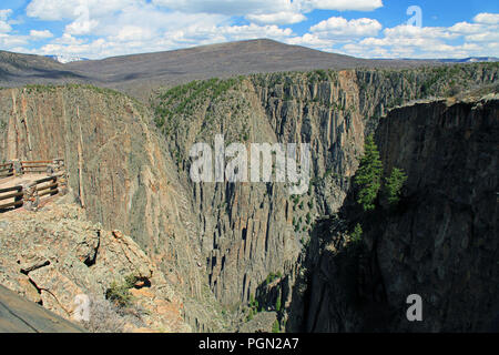 Black Shadow Copy Platz in Black Canyon bei tomichi Point Stockfoto