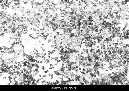Abstrakte halftone monochromen Hintergrund pop art Stock Vektor