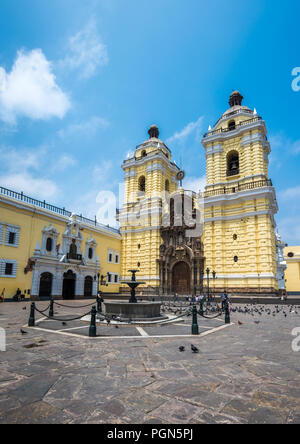 Convento de San Francisco oder Saint Francis Monastery, Lima, Peru Stockfoto