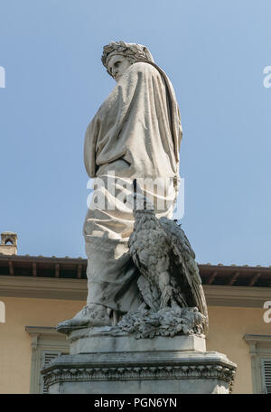 Dante Alighieri Denkmal Stockfoto