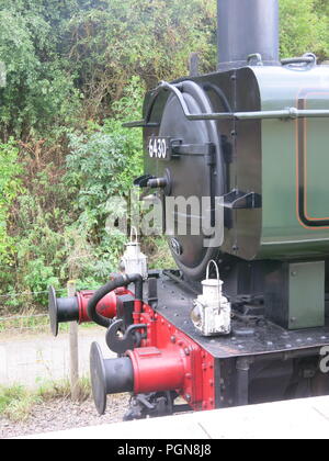 Es gab viele Züge bei Northampton und Lamport Eisenbahn auf Feiertag Montag zu sehen; ein Erbe Steam Railway in Northamptonshire Stockfoto