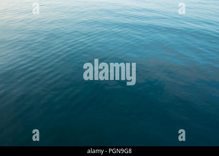 Sea surface Luftaufnahme auf schöne Aussicht. Stockfoto